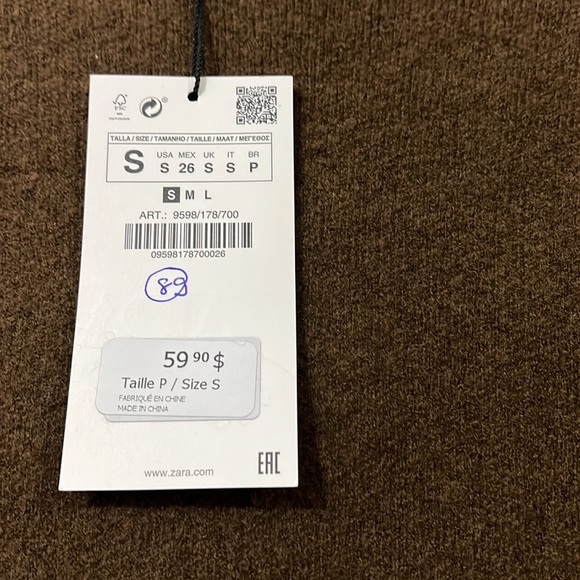 Zara sweater dress size small - Picture 4 of 4